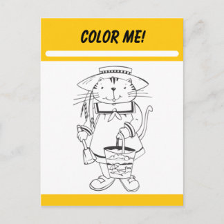 Colour Me Activity Card