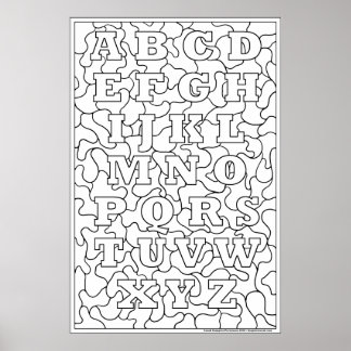 Colour Me! Alphabet Poster