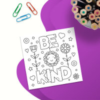 Colour Me Be Kind Pass it On Card