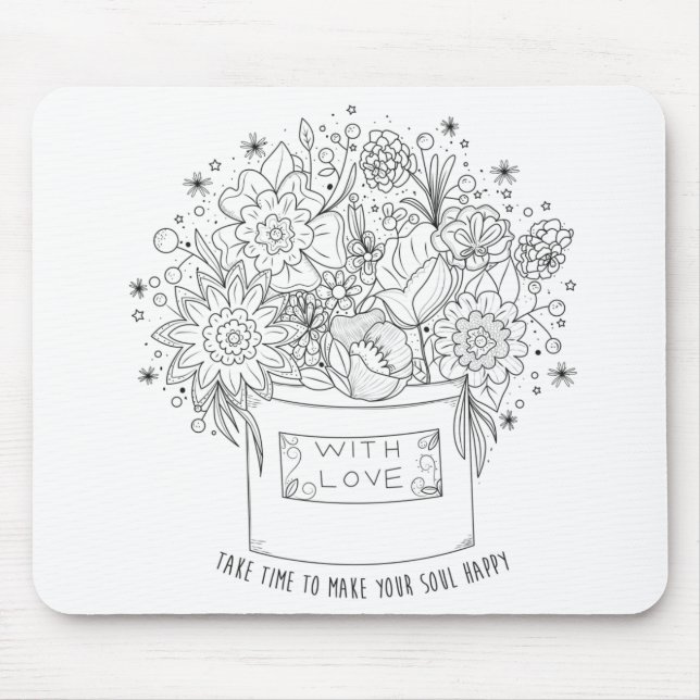 Colour Me beautiful Mouse Mat (Front)