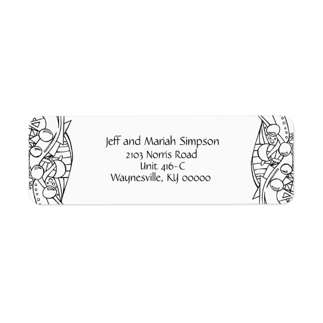 Colour Me Black and White One (Front)