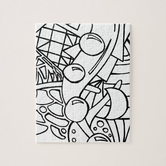Colour Me Black and White One Jigsaw Puzzle (Vertical)
