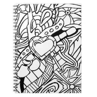 Colour Me Black and White Three Notebook