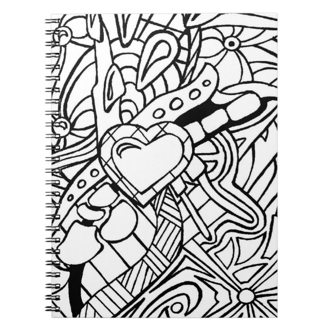 Colour Me Black and White Three Notebook (Front)
