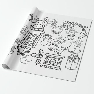 Colour Me - Christmas Wrapping Paper