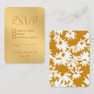 Colour Me Daisies Gold Response Card