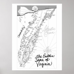 Colour Me ESVA Eastern Shore of Virginia Poster