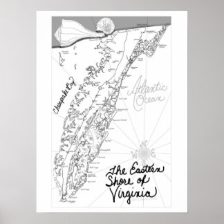Colour Me ESVA Eastern Shore of Virginia Poster