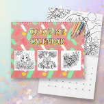 Colour Me | Fun Adult Colouring Calendar<br><div class="desc">Fun adult colouring colour me calendar. Each month has a related colouring page to colour.</div>