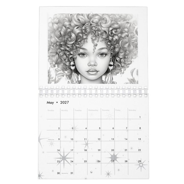 Colour me in calendar (May 2027)