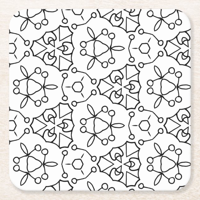 colour me kaleidoscope coaster (Front)