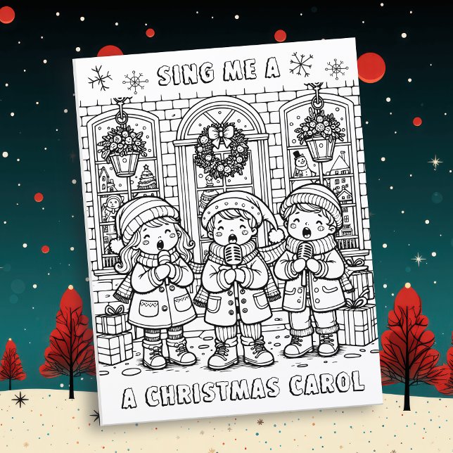 Colour Me Page | Christmas Carolers (Creator Uploaded)
