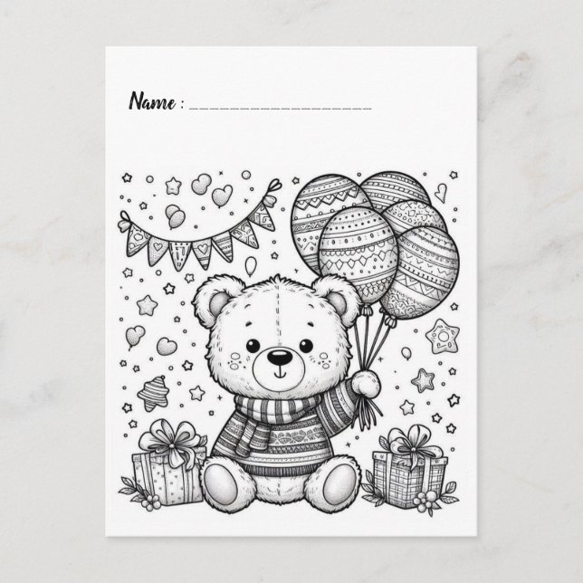 Colour Me Panda | Kids Activity Cards (Front)