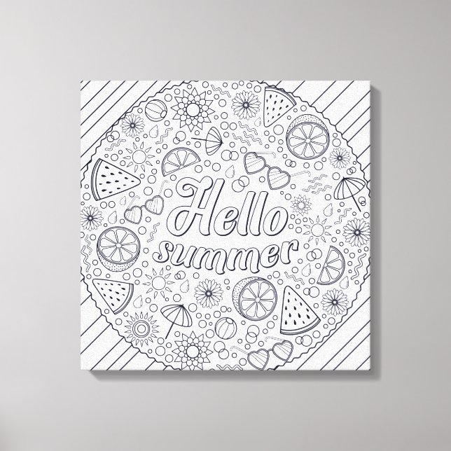 Colour Me Pretty -Wrapped Canvas (Gloss) Print (Front)