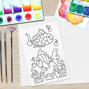 Colour Me Two Fish   Kids Activity Cards