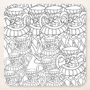 colour me vases coaster