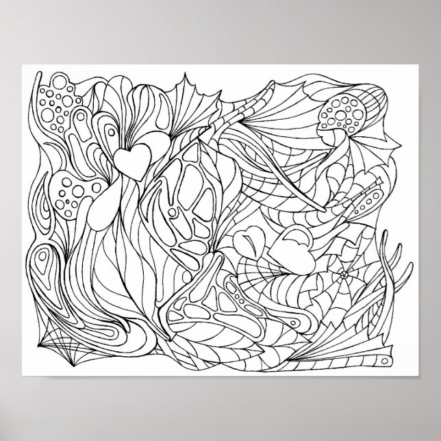 *Colour-Me Zen 9 Poster (Front)