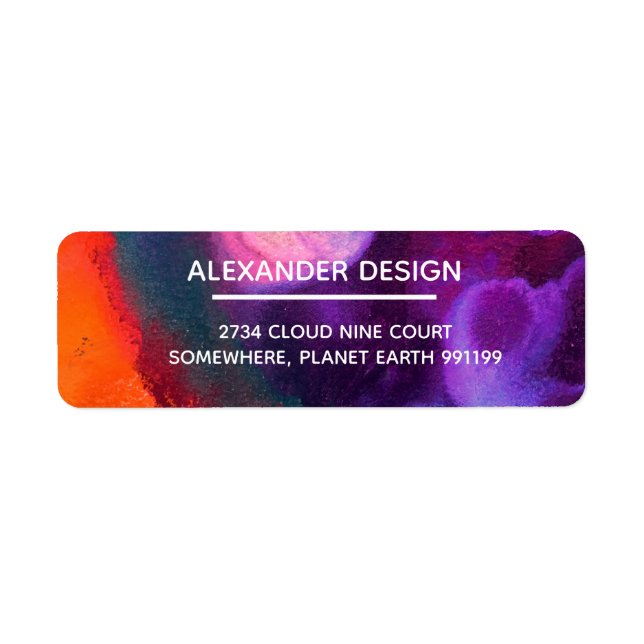 Colour Meditation | Orange & Purple (Front)