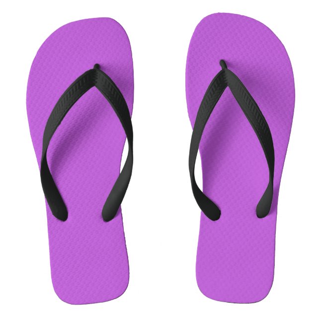 colour medium orchid flip flops (Footbed)