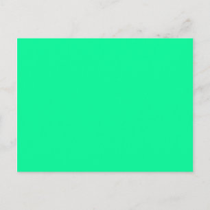 colour medium spring green postcard