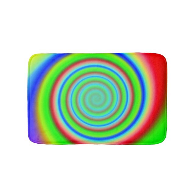 Colour Mesh 7 Swirl Bath Mat (Front)