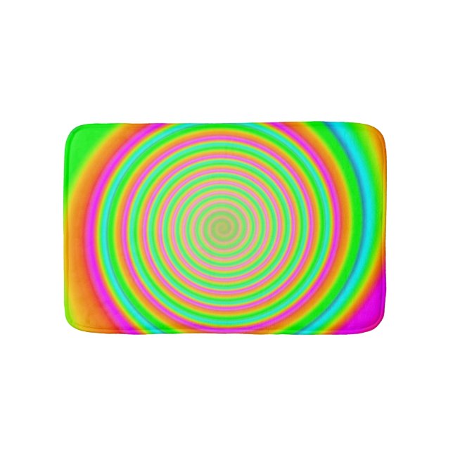 Colour Mesh 9 Swirl Bath Mat (Front)