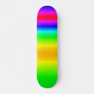 Colour Mix Rainbow  Watercolor Skateboard 5