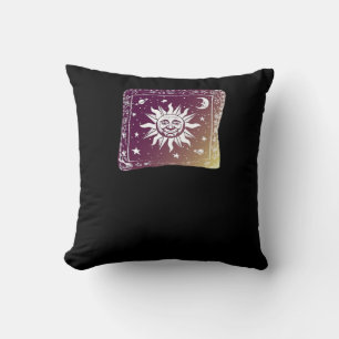 Colour Moon Boho Whimsigothic Gothic Witchy Witch Cushion