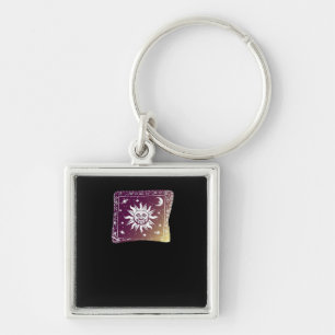 Colour Moon Boho Whimsigothic Gothic Witchy Witch Key Ring