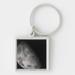 Colour mosaic of the Earth's moon Key Ring