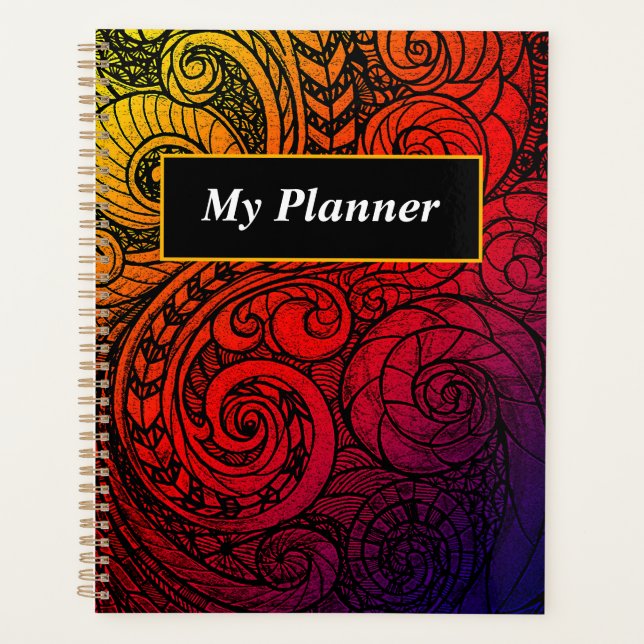 Colour My Days Doodle Planner (Front)