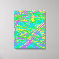 Colour My Dreams Scribble Pattern Expressive Artsy
