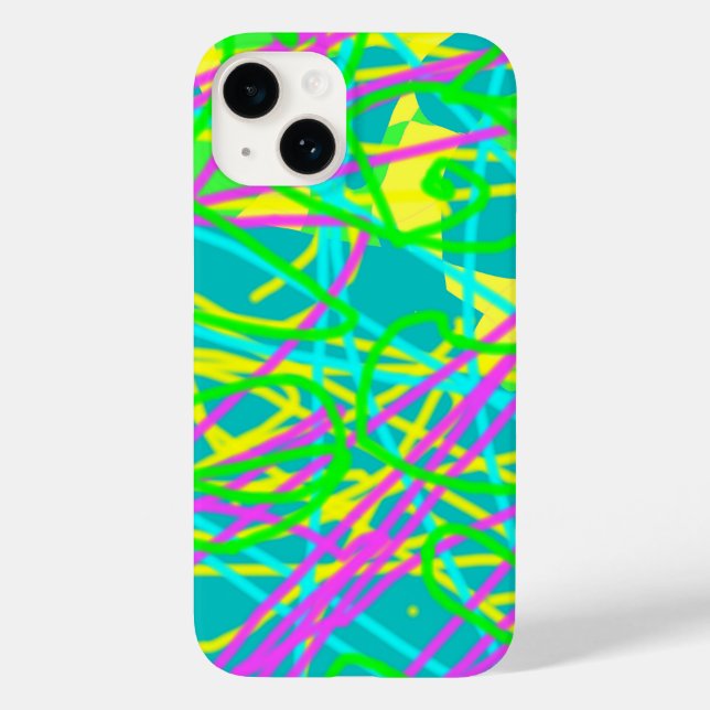 Colour My Dreams Scribble Pattern Expressive Artsy Case-Mate iPhone Case (Back)