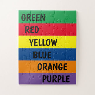Colour Names 30 Piece Jigsaw Puzzle