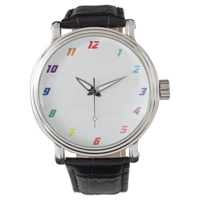 colour numbers  watch (Front)