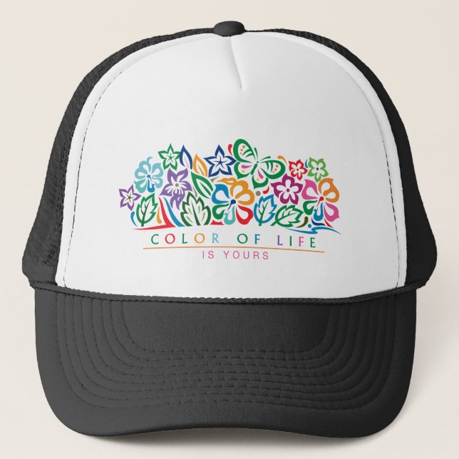 Colour of Life design Tucker Hat (Front)
