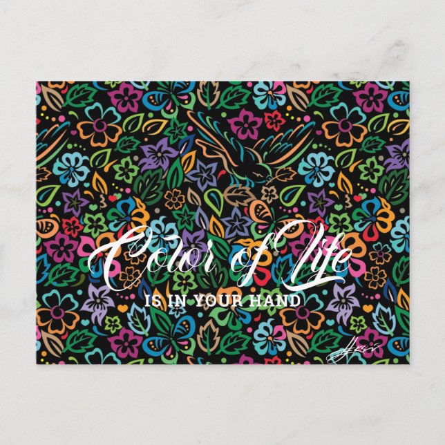 Colour of Life Postcard (Front)