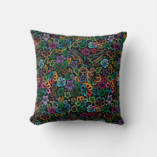 Colour of Life Throw Pillow