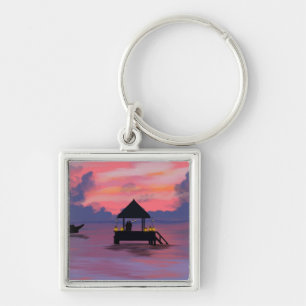 Colour of love key ring