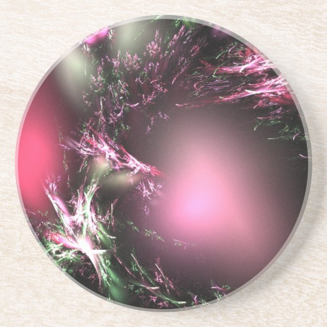 Colour of Nature Abstract Coaster (Front)