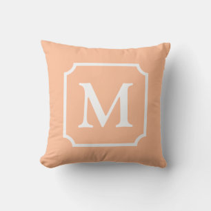 Colour of the year 2024: Peach   Monogram Cushion