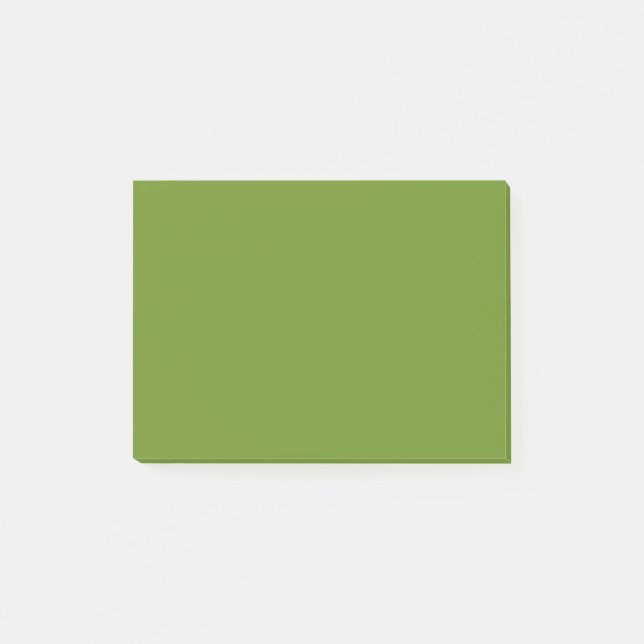 colour olive drab post-it notes (Front)