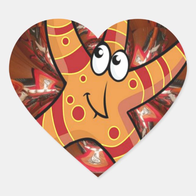 Colour on the run heart sticker (Front)