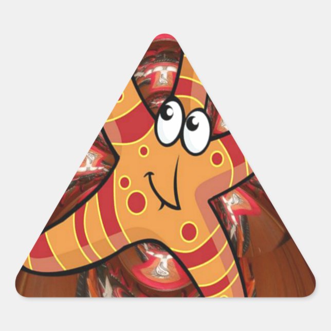 Colour on the run triangle sticker (Front)