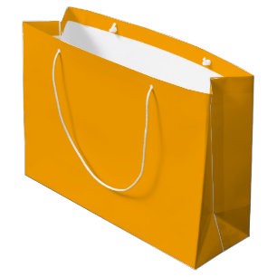 colour orange large gift bag