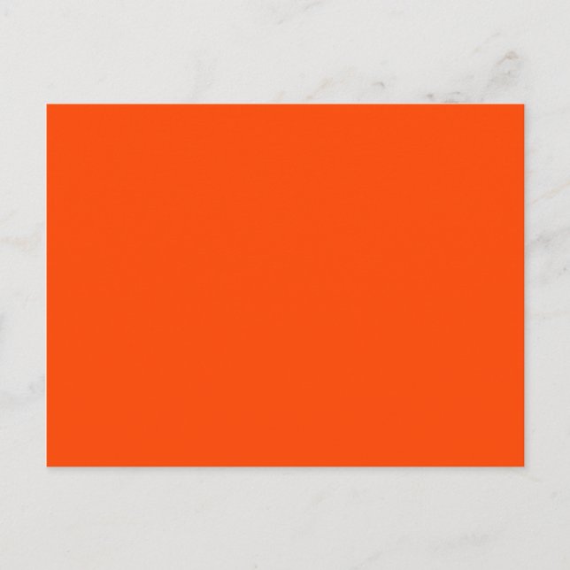 colour orange red postcard (Front)