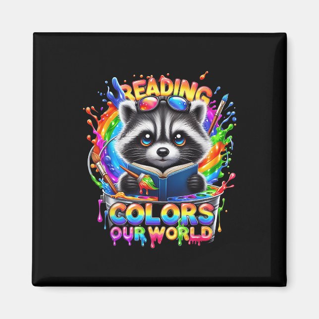 Colour Our World 2025 Reading Book Reading Colours Magnet (Front)