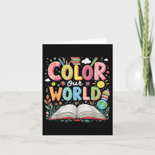 Colour Our World Book Reading Program 2025 Summer Card