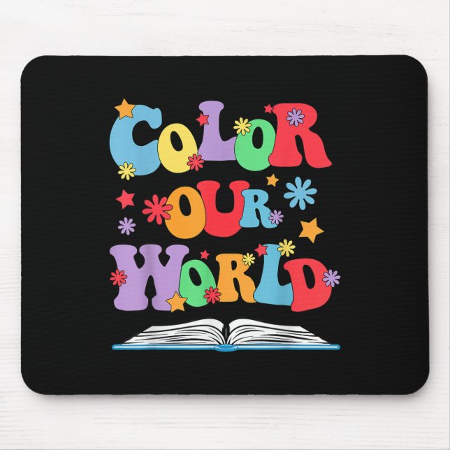 Colour Our World Summer Reading 2025 Creativity En Mouse Mat (Front)
