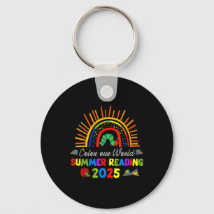 Colour Our World Summer Reading 2025 For Kids Back Key Ring